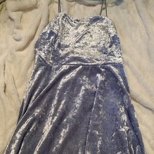 ❄️super cute velvety blue dress❄️
